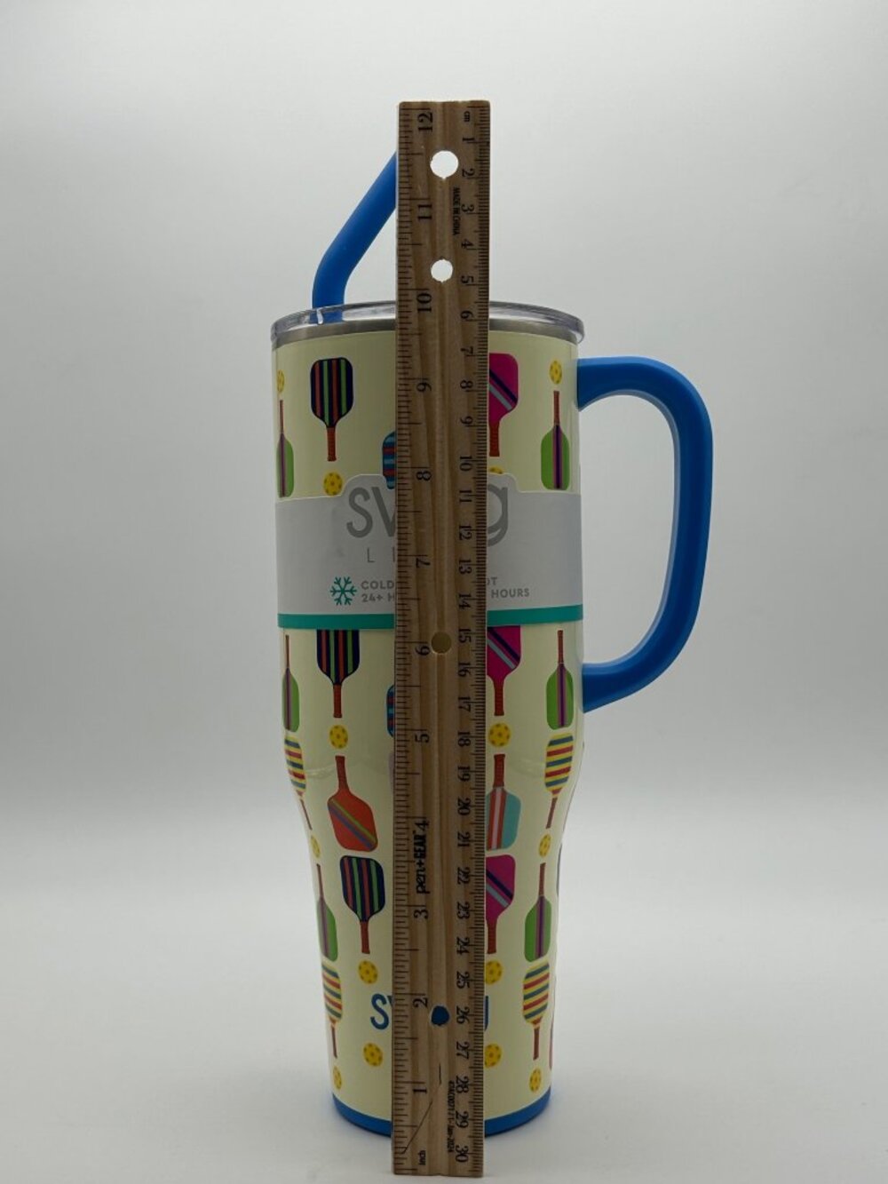 NWT Swig Pickleball Paddle Insulated Stainless Steel Mega Mug Cup Tumbler 40 oz - Picture 12 of 12